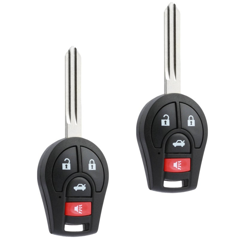 USARemote جهاز تحكم عن بُعد USARemote يناسب نيسان سنترا 2013 2014 2015 مفتاح فوب للدخول بدون مفتاح (CWTWB1U751) ، مجموعة من 2 - Image 1